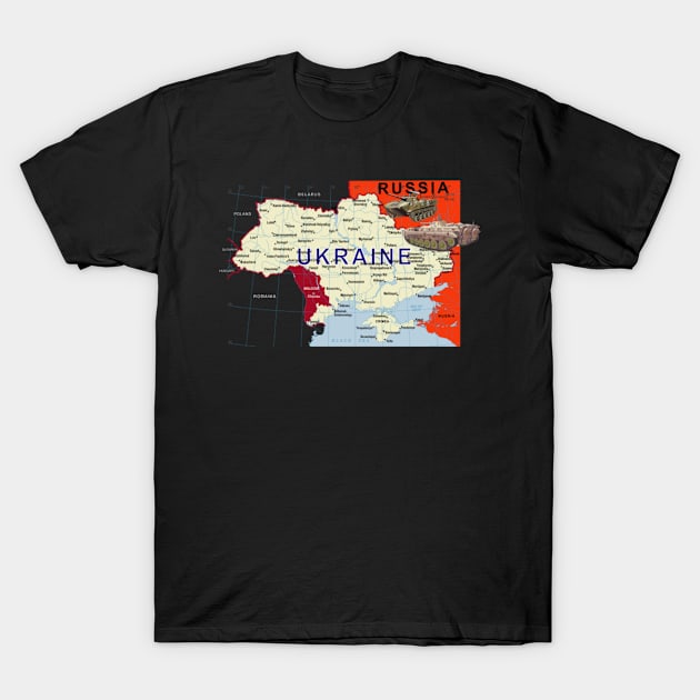 War for Ukraine T-Shirt by Amelia Bouchard